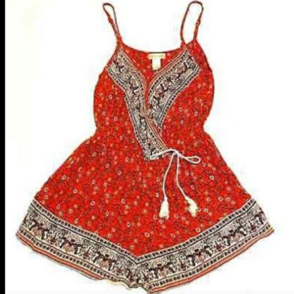 Band of Gypsies Crossover Vneck Romper
